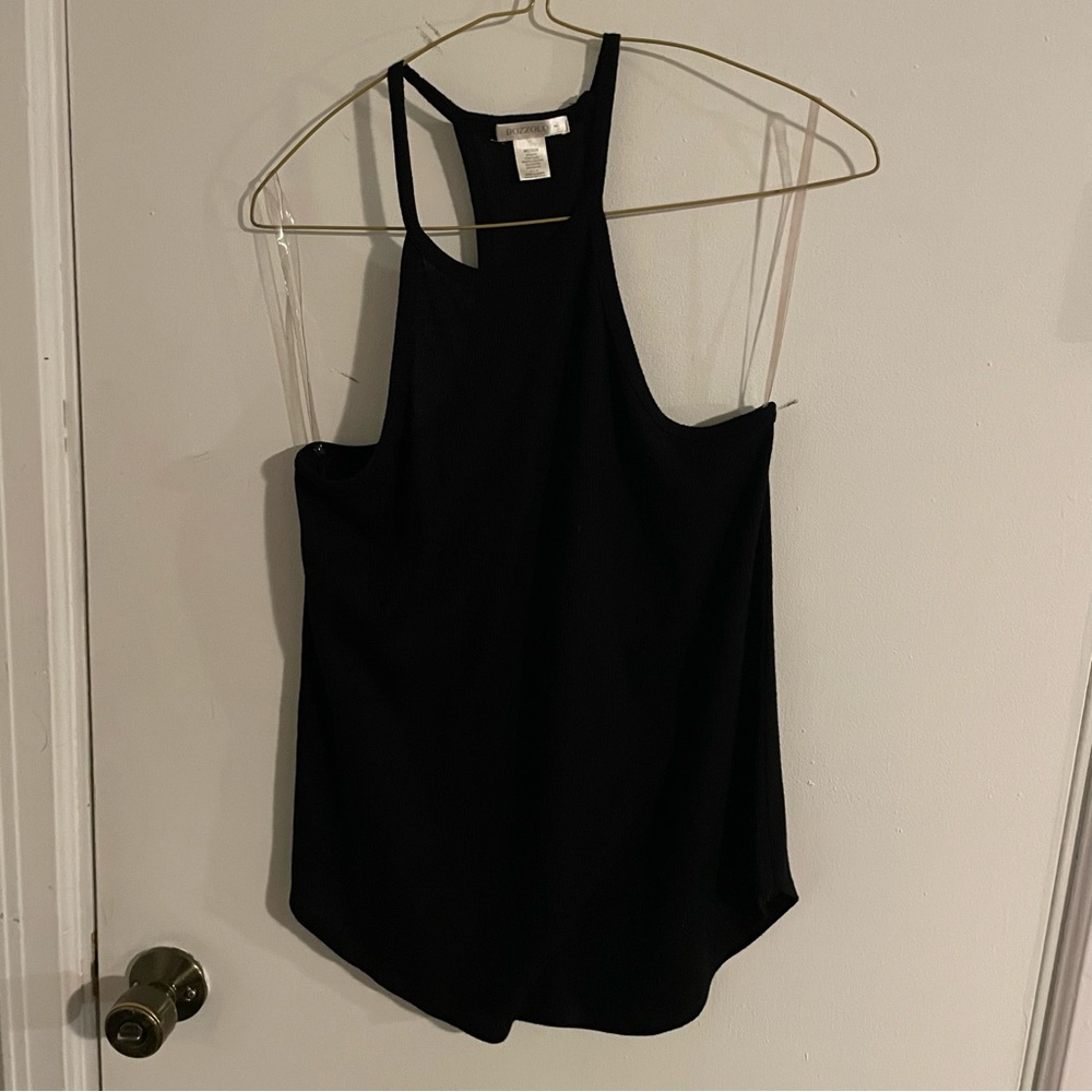 Ribbed Halter Tank Top